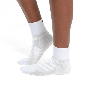 Calcetines On Cloud Performance Mid Hombre Blancos | MX 3764LH