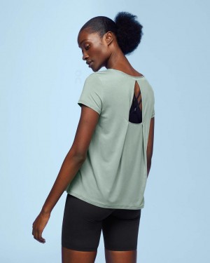 Camiseta On Cloud Active-T Breathe Mujer Verdes | MX 3180MA