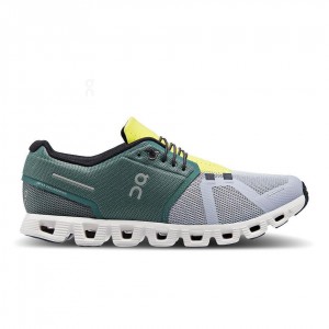 Tenis On Cloud Cloud 5 Hombre Verdes Grises | MX 3441RW