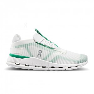 Tenis On Cloud Cloudnova Void Hombre Blancos Verdes | MX 3512SO