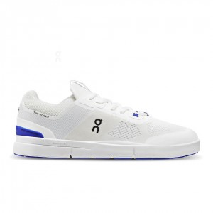 Tenis On Cloud THE ROGER Spin Hombre Blancos Azul Rey | MX 3470WY