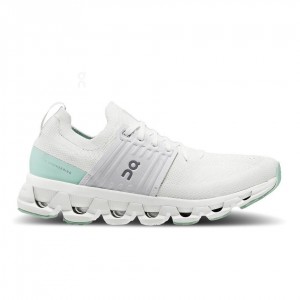 Tenis Para Correr En Carretera On Cloud Cloudswift 3 Mujer Blancos Turquesa | MX 2990RW