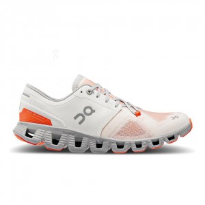 Tenis Para Correr En Carretera On Cloud Cloud X 3 Mujer Blancos Rosas | MX 3018ZG