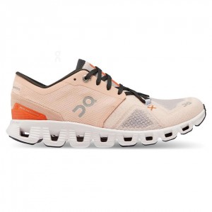 Tenis Para Correr En Carretera On Cloud Cloud X 3 Mujer Rosas | MX 3022HK