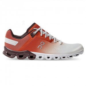 Tenis Para Correr En Carretera On Cloud Cloudflow Mujer Rojos Blancos | MX 3053SO