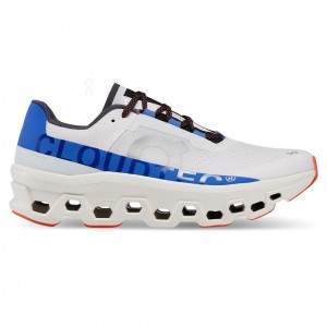 Tenis Para Correr En Carretera On Cloud Cloudmonster Hombre Blancos Azules | MX 3368NB