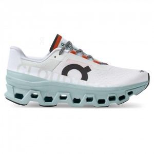 Tenis Para Correr En Carretera On Cloud Cloudmonster Hombre Blancos Azules | MX 3373ZG