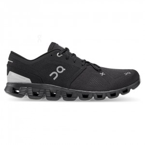 Tenis Para Correr En Carretera On Cloud Cloud X 3 Hombre Negros | MX 3393MA