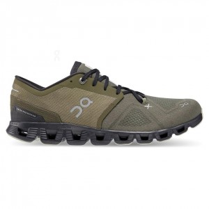 Tenis Para Correr En Carretera On Cloud Cloud X 3 Hombre Verde Oliva | MX 3396VD