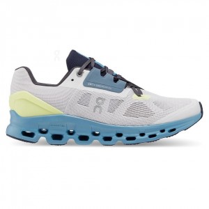 Tenis Para Correr En Carretera On Cloud Cloudstratus Hombre Grises Amarillos | MX 3402JJ