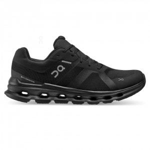 Tenis Para Correr En Carretera On Cloud Cloudrunner Impermeables Hombre Negros | MX 3411OR