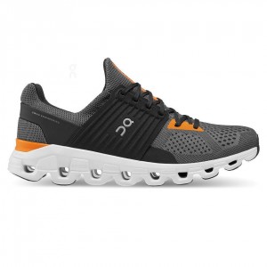 Tenis Para Correr En Carretera On Cloud Cloudswift Hombre Grises Naranjas | MX 3421NB