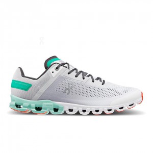 Tenis Para Correr En Carretera On Cloud Cloudflow Hombre Grises Turquesa | MX 3427AP