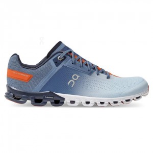 Tenis Para Correr En Carretera On Cloud Cloudflow Hombre Azules Blancos | MX 3433SO