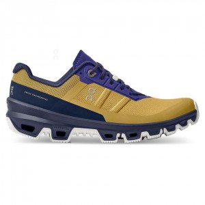 Tenis Trail Running On Cloud Cloudventure Mujer Amarillos Morados | MX 3074OR