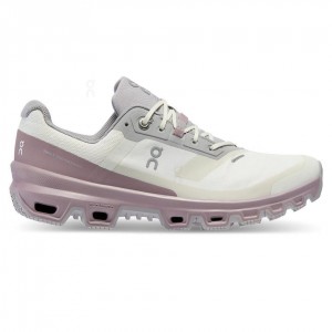 Tenis de Senderismo On Cloud Cloudventure Impermeables Mujer Blancos Morados | MX 3105RW