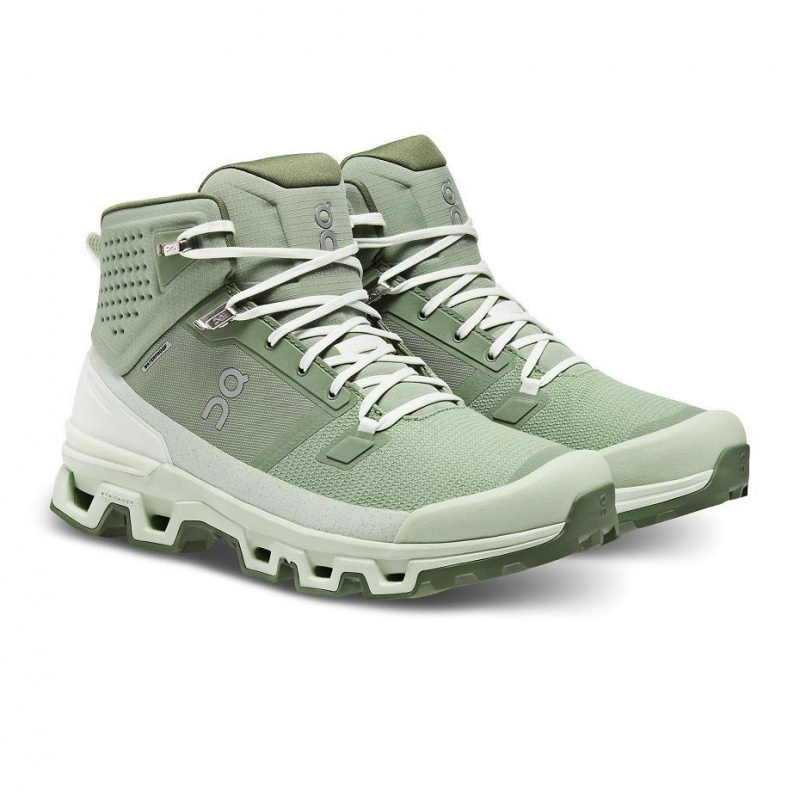 Botas de Montaña On Cloud Cloudrock 2 Impermeables Hombre Verde Oliva | MX 3570YU