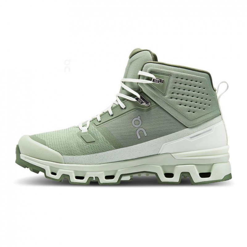 Botas de Montaña On Cloud Cloudrock 2 Impermeables Hombre Verde Oliva | MX 3570YU