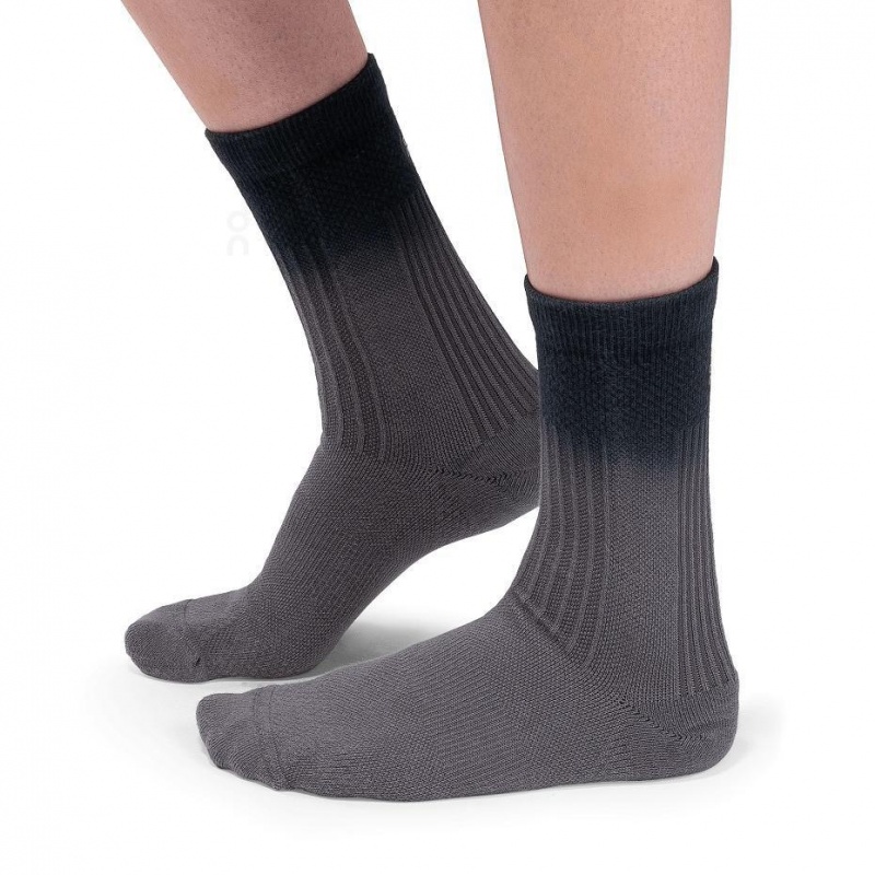 Calcetines On Cloud All-Day Hombre Negros Grises | MX 3774PQ