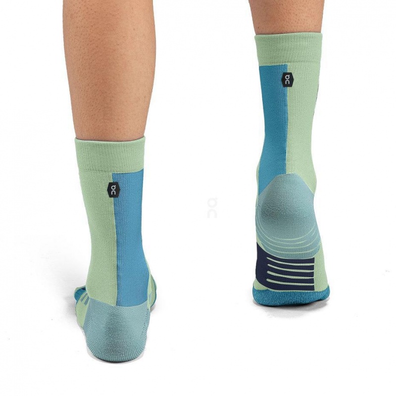 Calcetines On Cloud Performance High Mujer Verdes | MX 3323NB