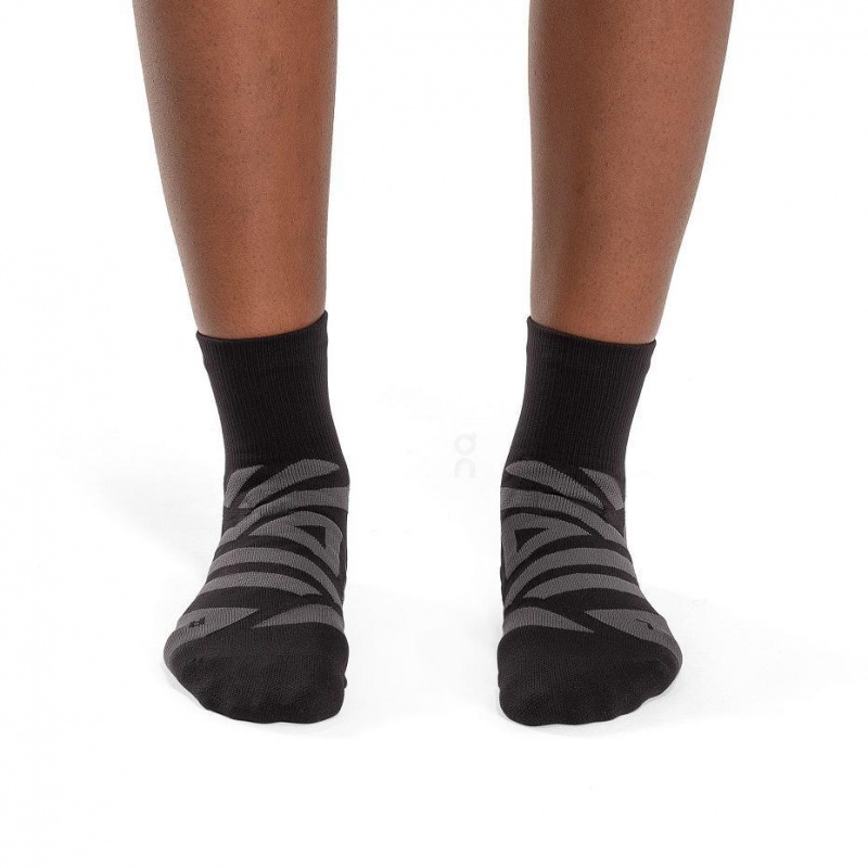 Calcetines On Cloud Performance Mid Hombre Negros | MX 3763ZG