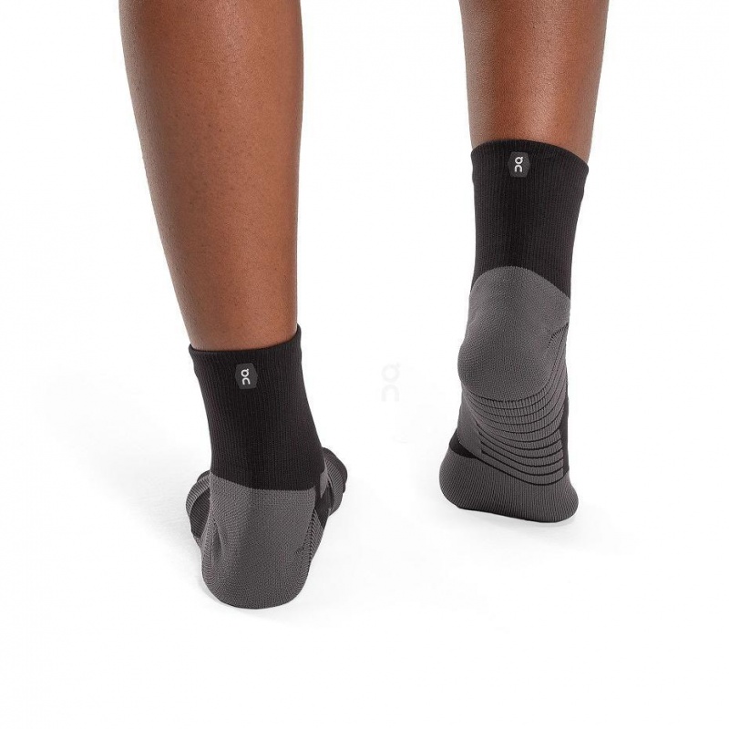 Calcetines On Cloud Performance Mid Hombre Negros | MX 3763ZG