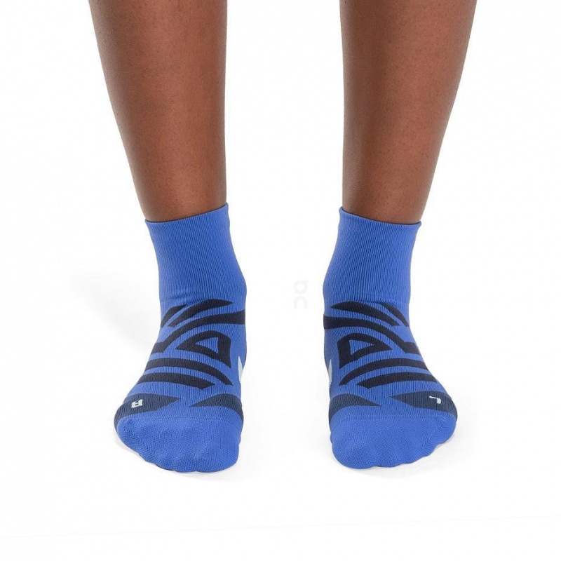 Calcetines On Cloud Performance Mid Hombre Azules | MX 3766JJ