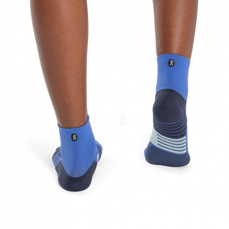 Calcetines On Cloud Performance Mid Hombre Azules | MX 3766JJ