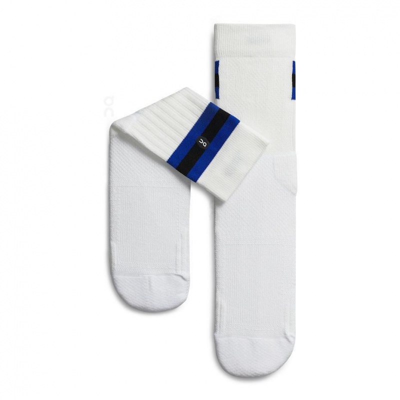 Calcetines On Cloud Tenis Hombre Blancos Azules | MX 3785NB