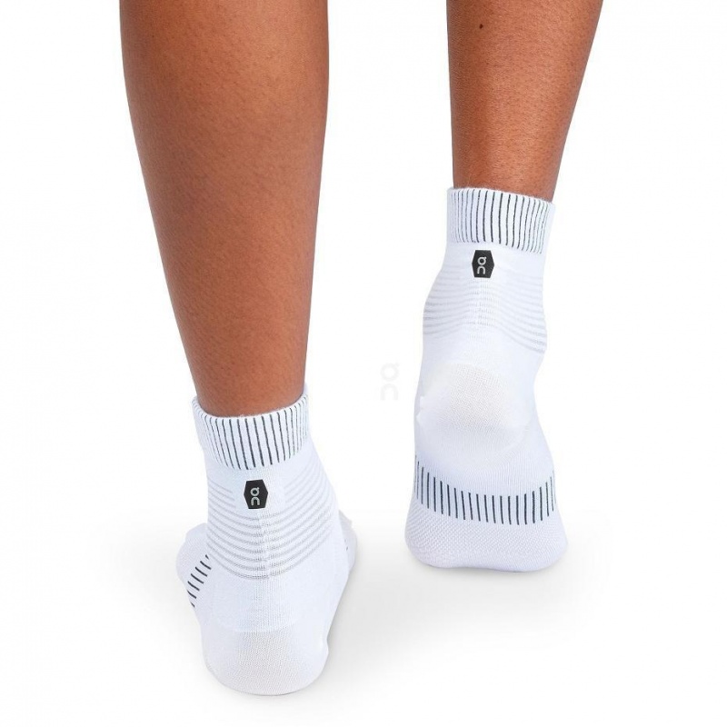 Calcetines On Cloud Ultralight Mid Hombre Blancos | MX 3790SO