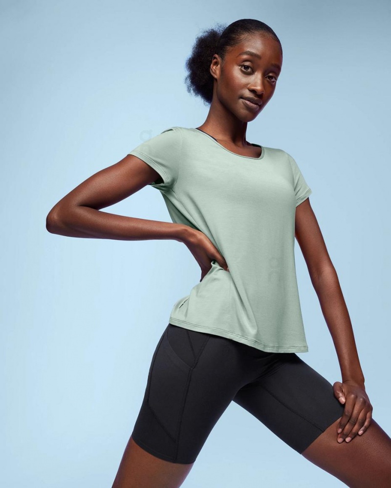 Camiseta On Cloud Active-T Breathe Mujer Verdes | MX 3180MA