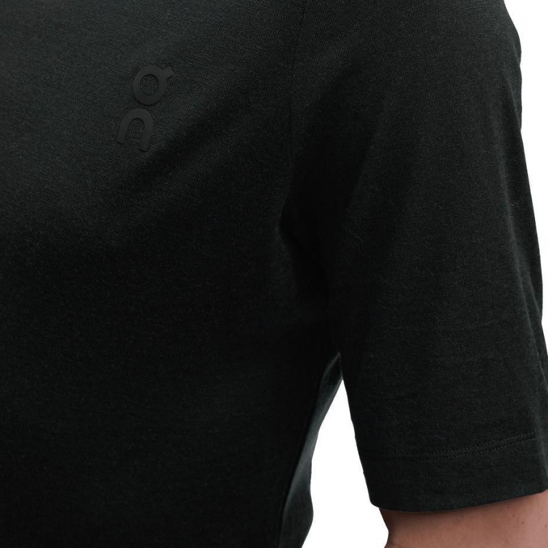 Camiseta On Cloud Merino-T Hombre Negros | MX 3732MA