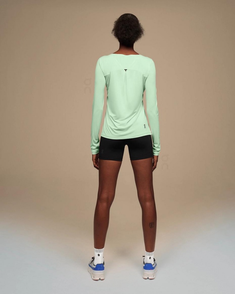 Camiseta On Cloud Performance Long-T Mujer Verdes | MX 3154MA