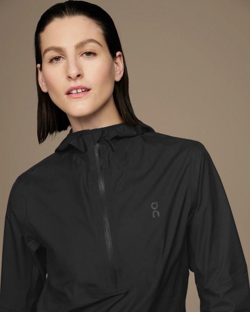 Chamarras On Cloud Impermeables Anorak Mujer Negros | MX 3254VD