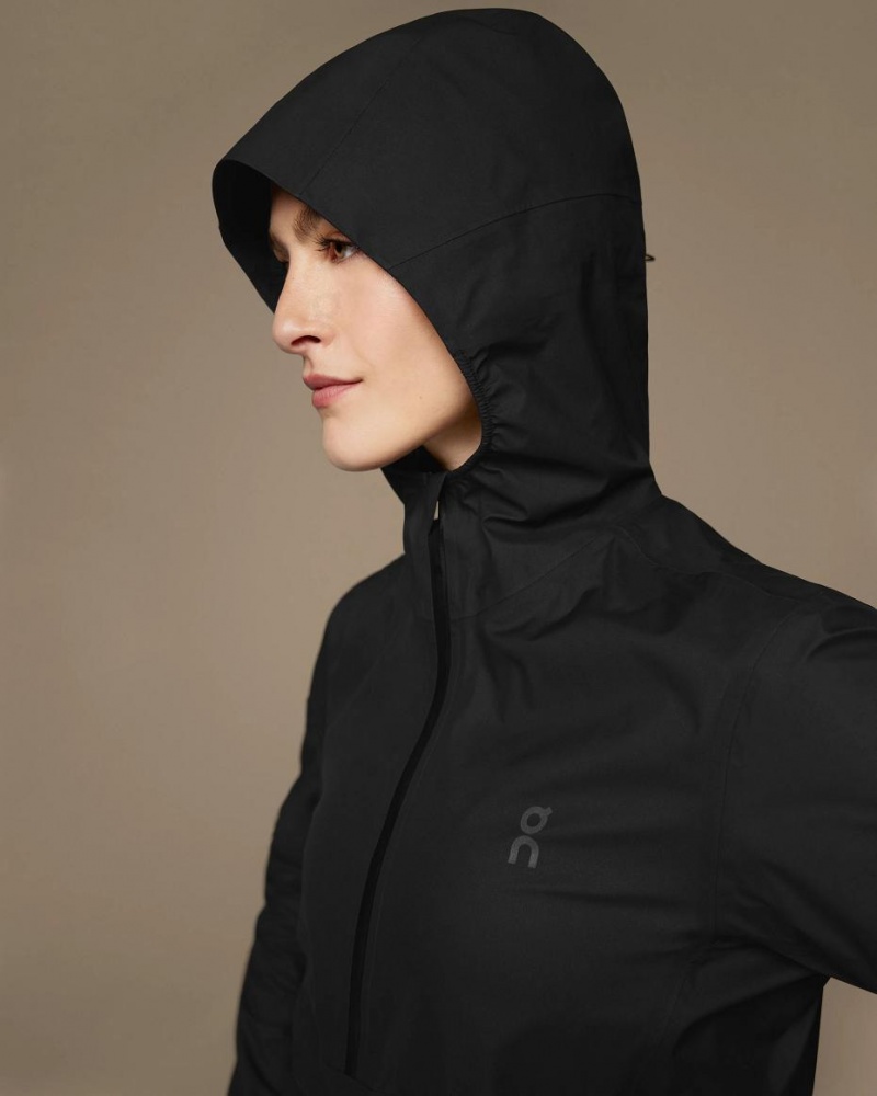 Chamarras On Cloud Impermeables Anorak Mujer Negros | MX 3254VD