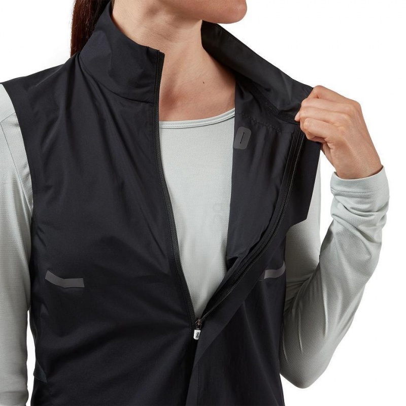 Chamarras On Cloud Weather Vest Mujer Negros | MX 3269OR