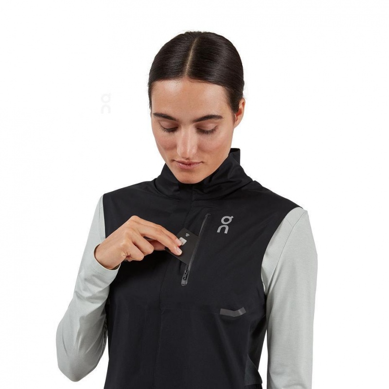 Chamarras On Cloud Weather Vest Mujer Negros | MX 3269OR