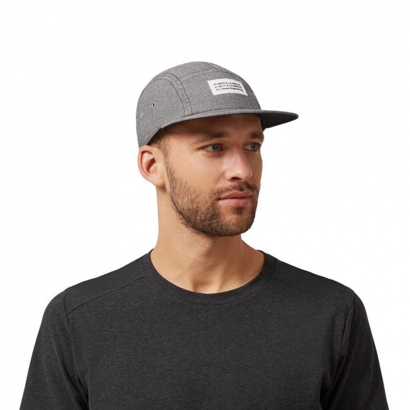 Gorra On Cloud 5 Panel Hombre Grises | MX 3815ZG