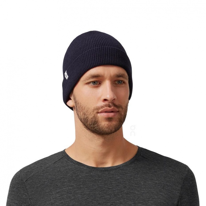 Gorro On Cloud Merino Hombre Azul Marino | MX 3804TV