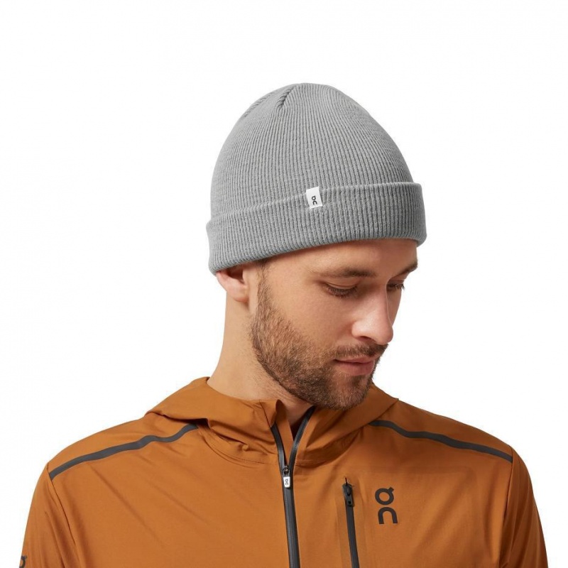 Gorro On Cloud Merino Hombre Grises | MX 3805RW