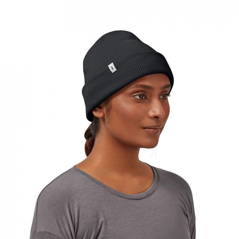 Gorro On Cloud Merino Hombre Negros | MX 3803YU