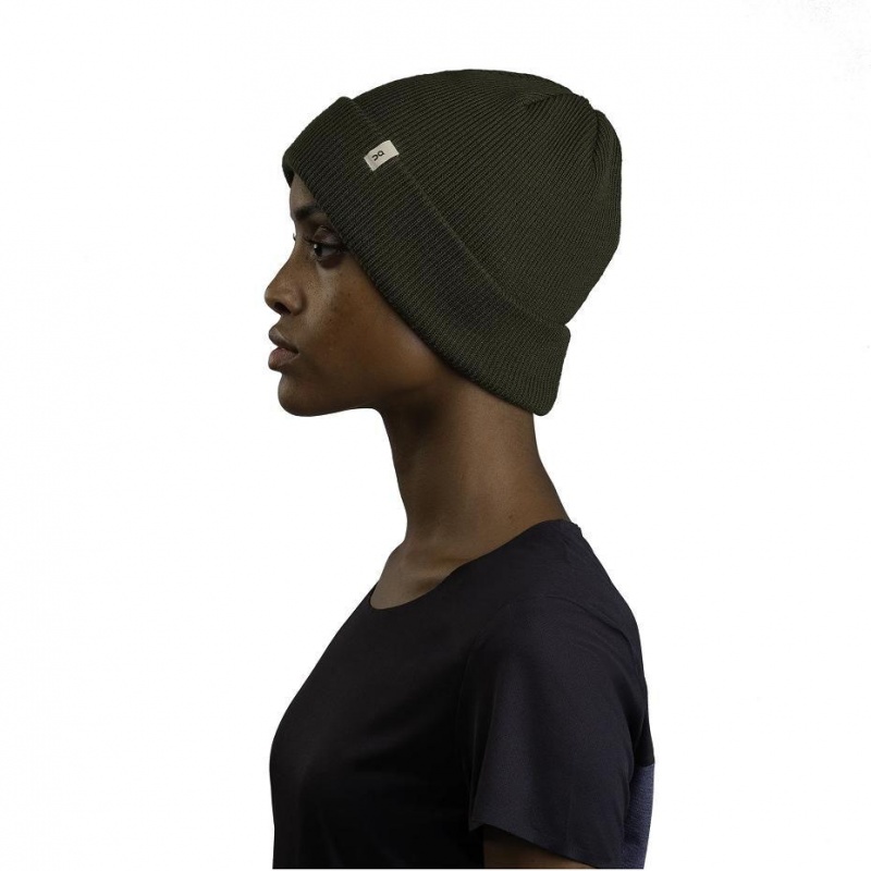 Gorro On Cloud Merino Hombre Verde Oliva | MX 3807WY