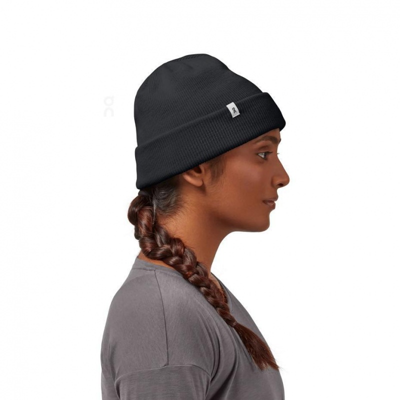 Gorro On Cloud Merino Mujer Negros | MX 3343YU