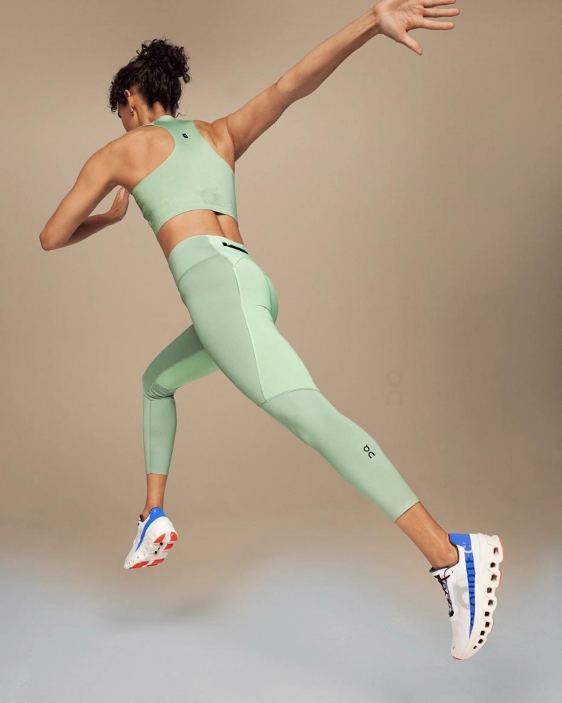 Mallas On Cloud Performance 7/8 Mujer Verdes | MX 3221RW