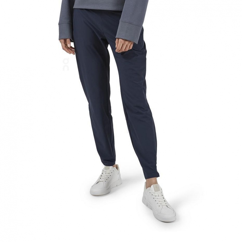 Pantalon On Cloud Ligeros Mujer Azul Marino | MX 3242OR