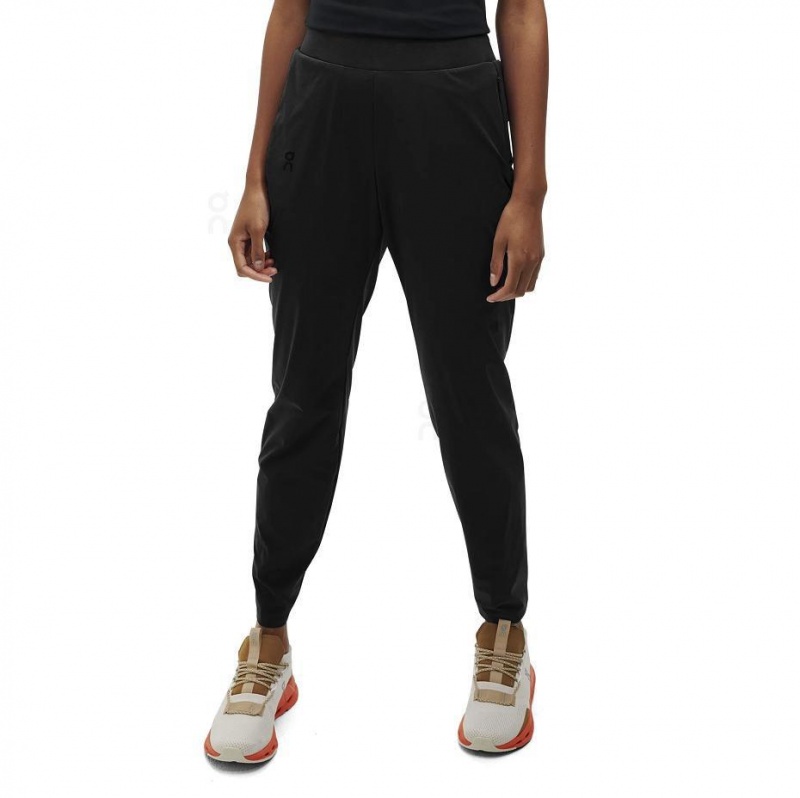 Pantalon On Cloud Ligeros Mujer Negros | MX 3241PQ