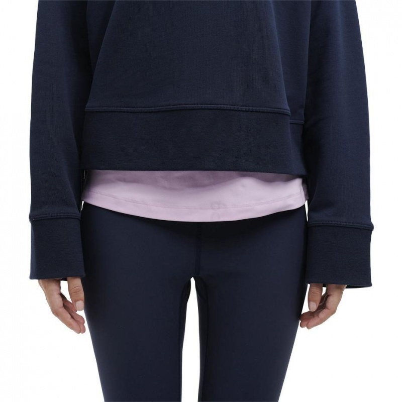 Sudadera On Cloud Crew Neck Mujer Azul Marino | MX 3276WY