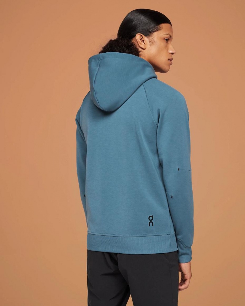 Sudadera con Capucha On Cloud Hombre Azules | MX 3672IS