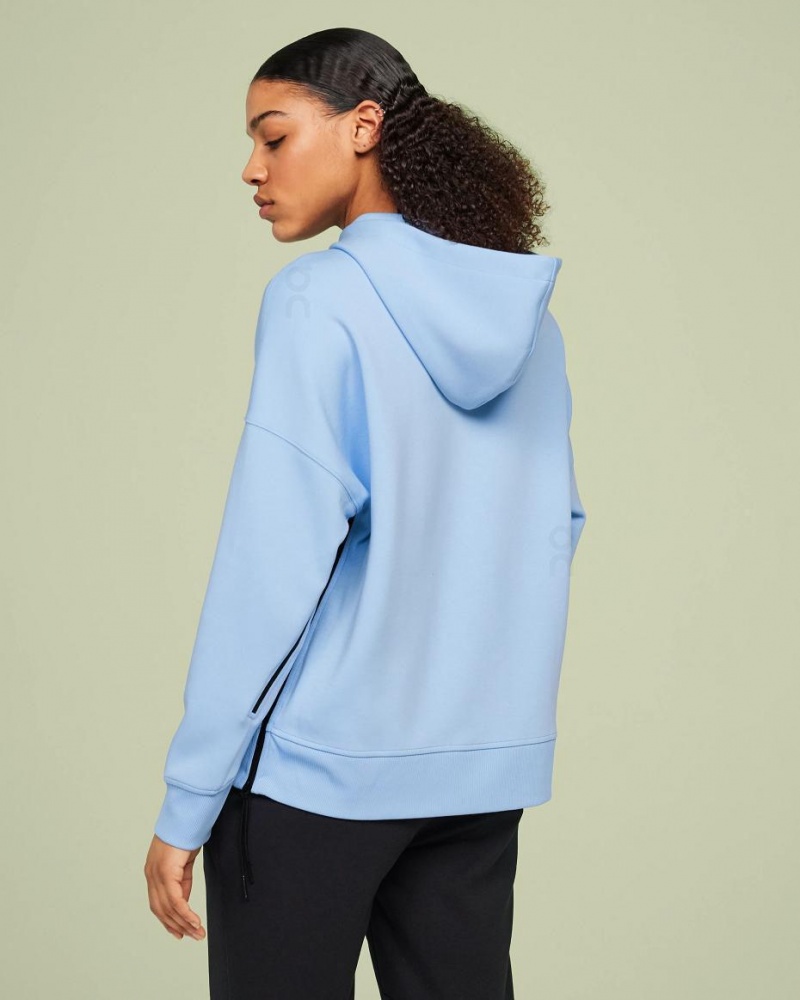 Sudadera con Capucha On Cloud Mujer Azules | MX 3277QZ