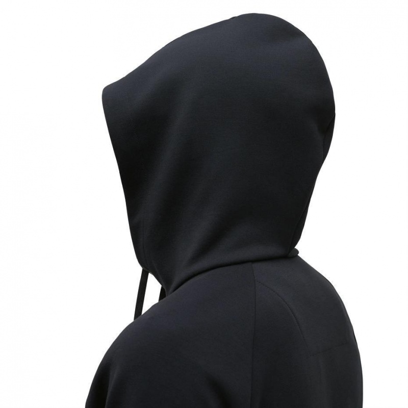 Sudadera con Capucha On Cloud Zipped Hombre Negros | MX 3677EX